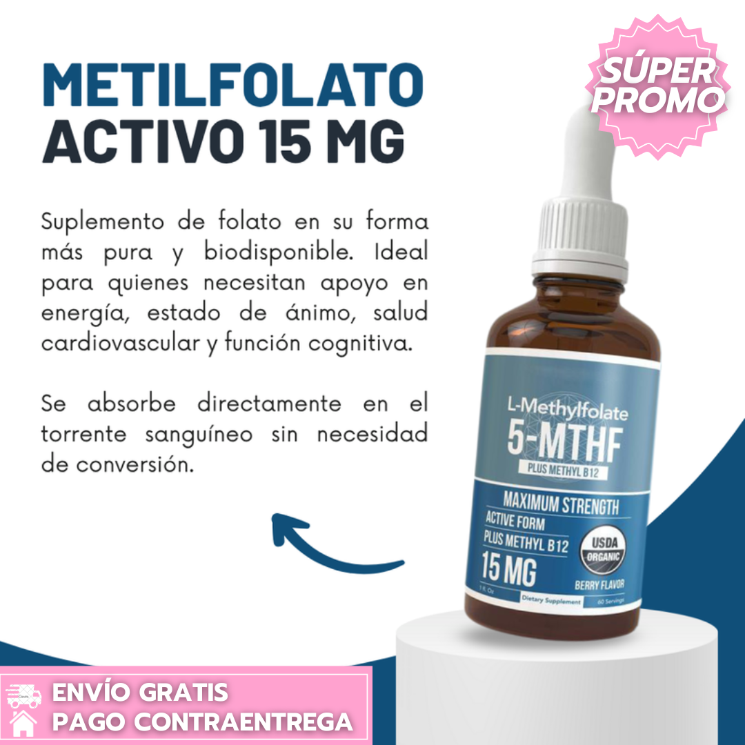L-metilfolato 5-MTHF™: La forma activa de la vitamina B9 + vitamina B12