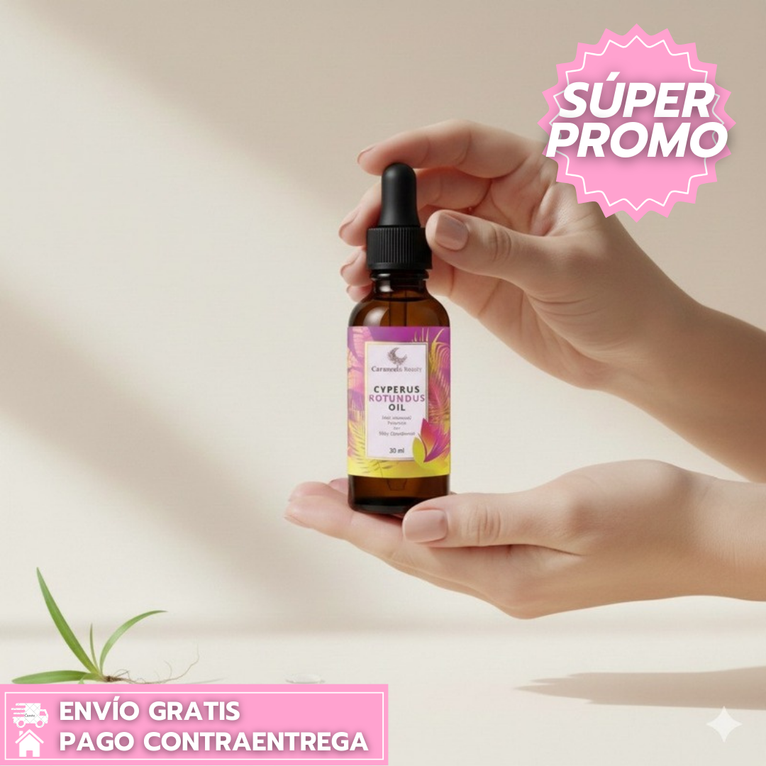 Cyperus Rotundus Oil™: Aceite Post Depilación que Reduce el Crecimiento del Vello y Suaviza la Piel con Efecto Prolongado